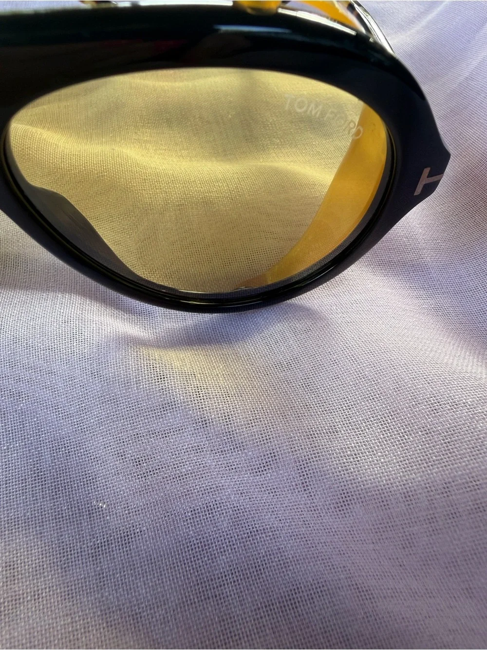 Tom Ford Neughman Black and Yellow Tortoiseshell Sunglasses